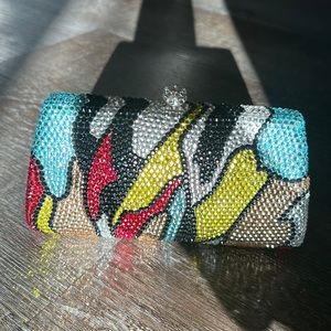 Bella Collection Genuine Crystal Clutch